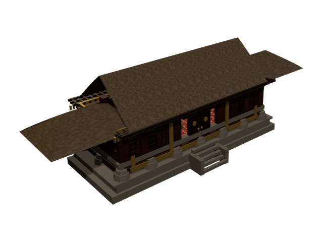 Rumah Baanjung — model 3D