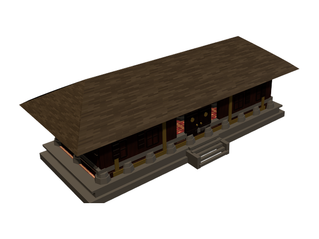 Istana Dalam Loka — model 3D