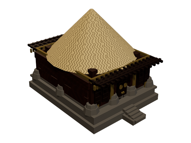 Rumah Emawa — model 3D