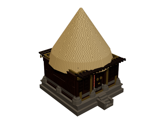 Rumah Gotad — model 3D