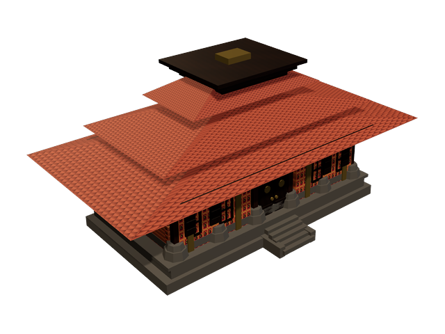 Rumah Joglo Yogyakarta — model 3D