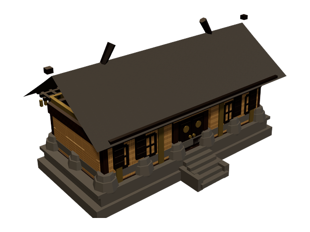 Imah Jolopong — model 3D