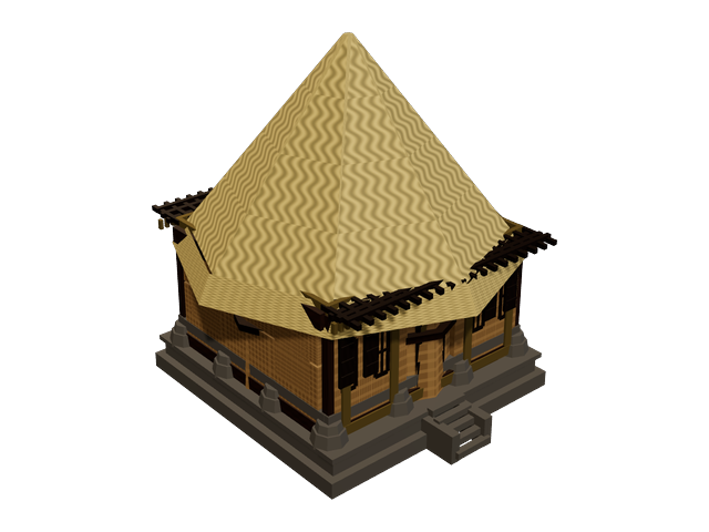 Rumah Kariwari — model 3D